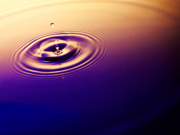 istock Water Drop in Gold and Purple 182216687