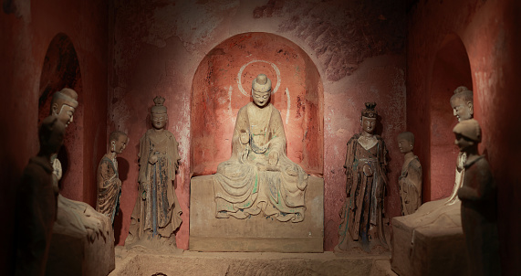 in Buddhist temple