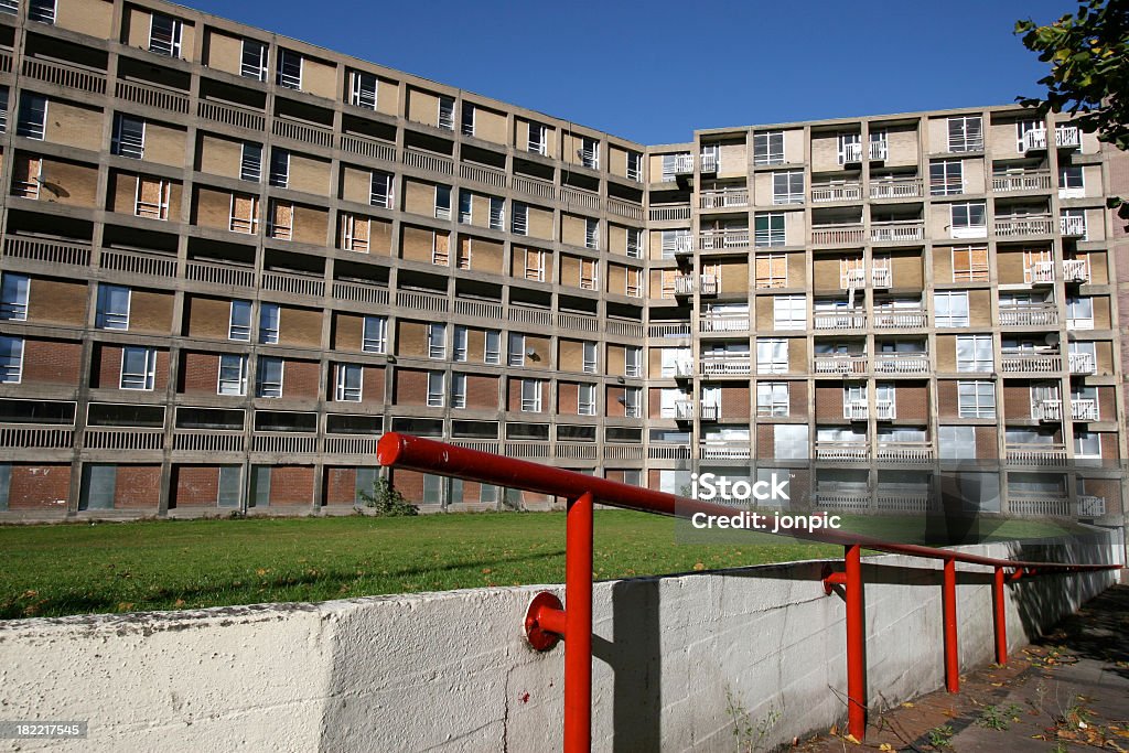 파크 힐 아파트, 쉐필드, 영국 - 로열티 프리 빈곤 스톡 사진