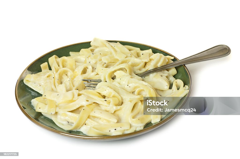 Fettucini Alfredo - Lizenzfrei Bandnudel Stock-Foto