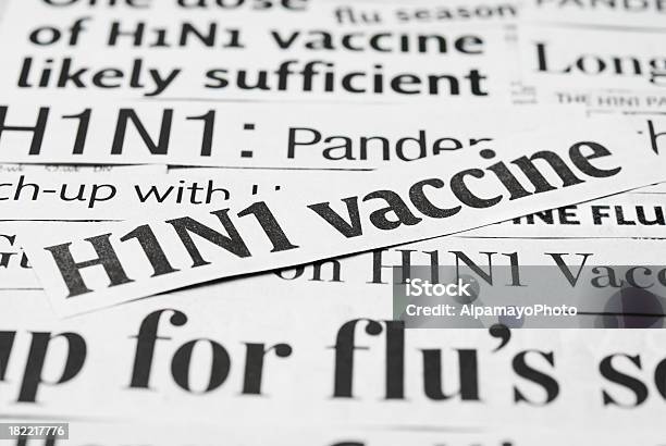 H1n1 Flu Headlines Ii Stock Photo - Download Image Now - Beauty, Close-up, Cold And Flu