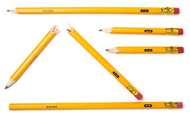 Isolated Objects - Pencils stock photo