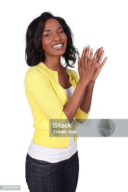 Photo libre de droit de Femme Taper Dans Les Mains banque d'images et plus d'images libres de droit de Féliciter - Féliciter, Individualité, Admiration