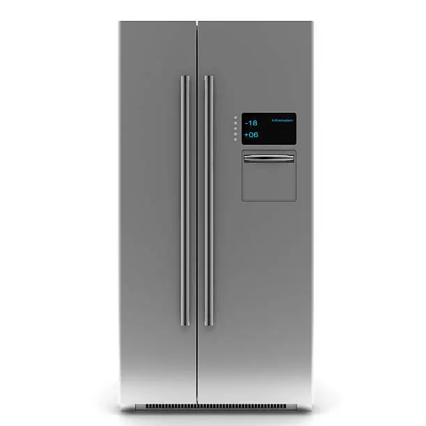 Refrigerator- 3d rendering