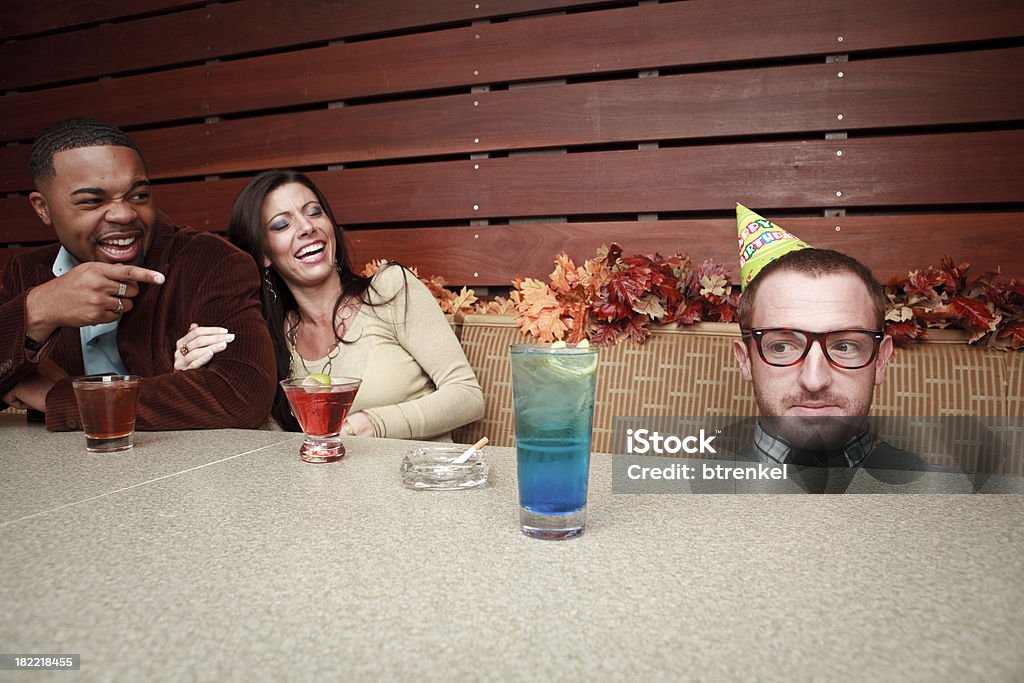 Dude loses "Nerd loses  and is being made fun offShot at inhauslypse, Nashville - October 2009" Bar - Drink Establishment Stock Photo