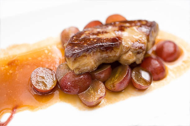 foie gras isolated on white