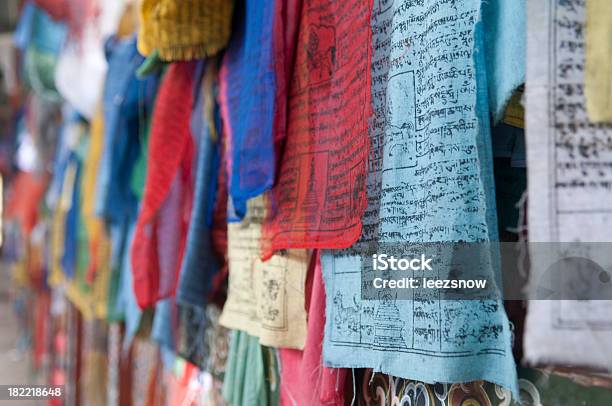 Colorful Prayer Flags Bhutan Series Stock Photo - Download Image Now - Bhutan, Prayer Flag, Asia