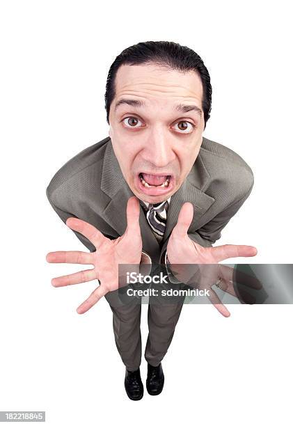 Buisness Man Panic Stock Photo - Download Image Now - 35-39 Years, Adult, Adults Only