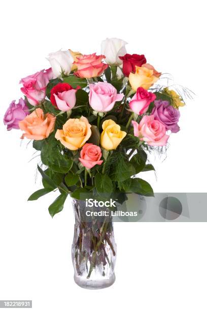 Bouquet Di Rose - Fotografie stock e altre immagini di Rosa - Fiore - Rosa - Fiore, Bouquet, Vaso
