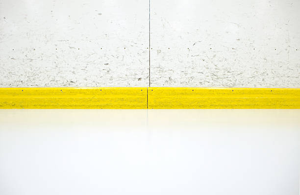 istock Hockey Boards with Fresh Ice 182219139
