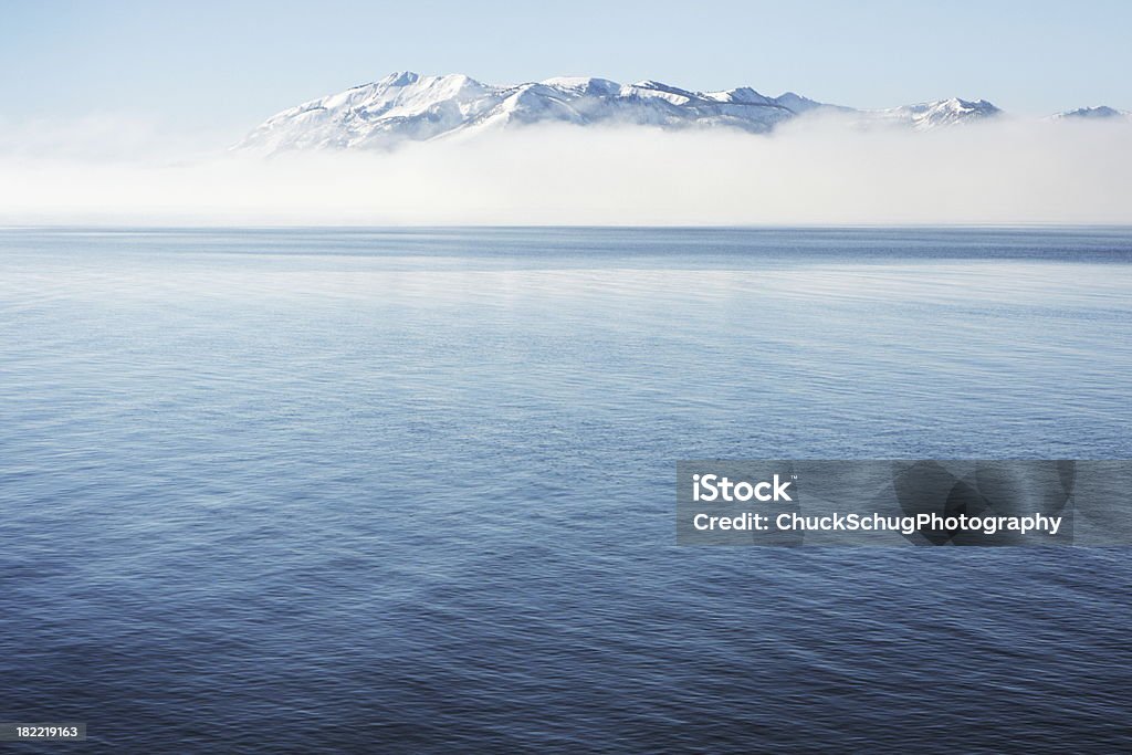 Sunrise nebbia tempo montagna Lago Vista - Foto stock royalty-free di Acqua