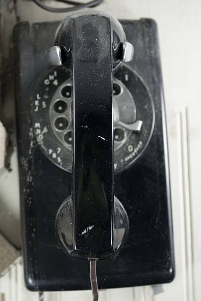 istock Vintage Black Rotary Telephone 182219218
