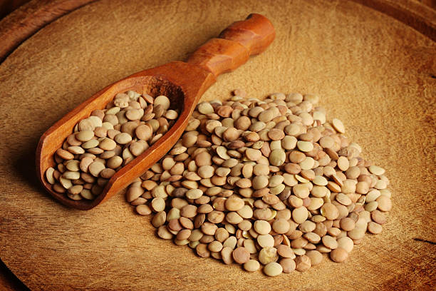 istock Lentils and Wooden Scoop 182219253