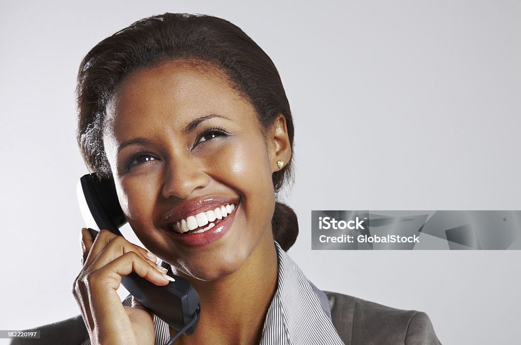 Empresária falando no telefone - Foto de stock de Figura para recortar royalty-free