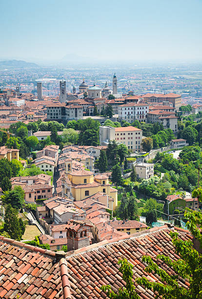 istock Old town of Bergamo 182220392