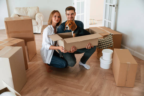 istock Young couple moving to new home 1822204837