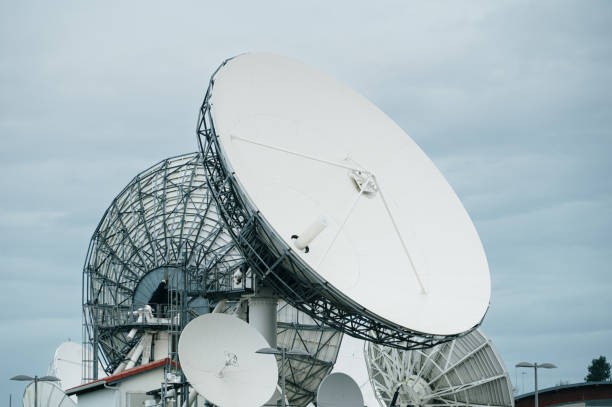 istock Satellite ground station antennas 1822224761