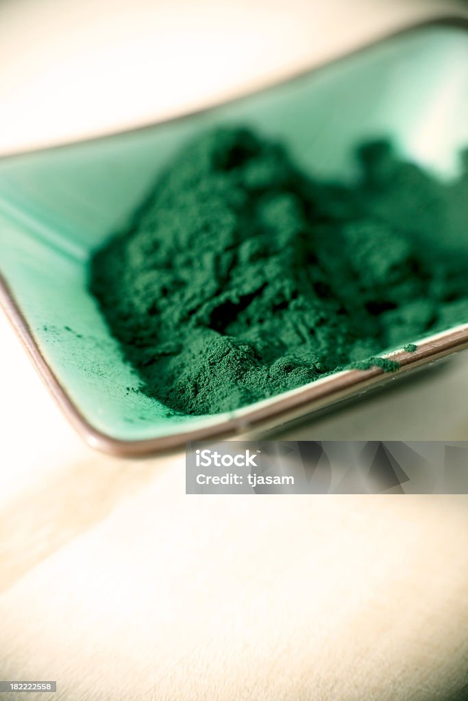 Spirulina Powder - Lizenzfrei Abstrakt Stock-Foto