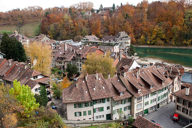 istock bern old town buildings and rooftops 182222714