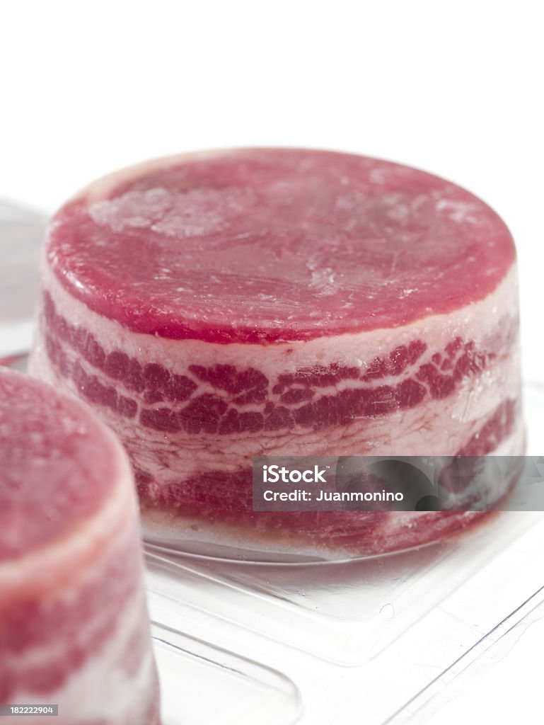frozen filetes de carne Svícková, envasado al vacío - Foto de stock de Atestado libre de derechos