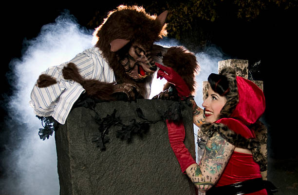 istock Red Riding Hood meets the Wolf 182223367