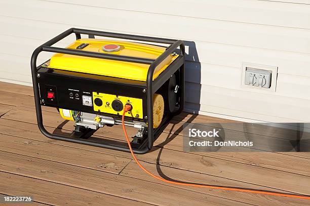 Portable Electric Generator Stock Photo - Download Image Now - Generator, Portability, Electricity
