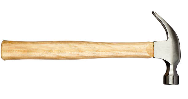 istock Photo of a hammer on a blank white background 182223857