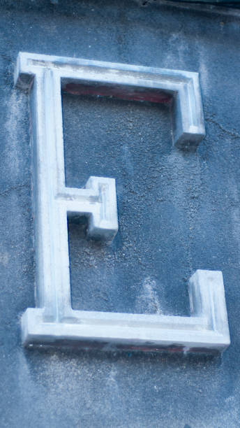 istock Letter E in shop facade sign 1822241050