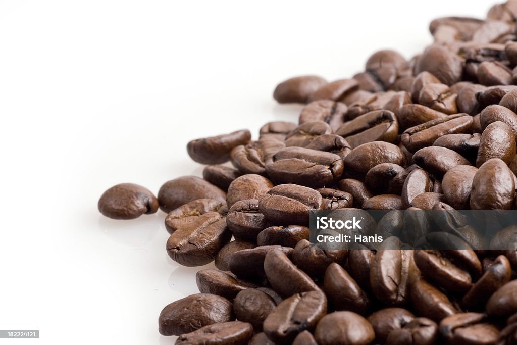 Coffe Beans Background Isolated coffee beans design background series Backdrop - Artificial Scene Stock Photo