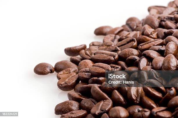 Coffe Beans Background Stock Photo - Download Image Now - Backdrop - Artificial Scene, Black Color, Brown