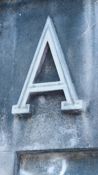istock Letter A in shop facade sign 1822241561