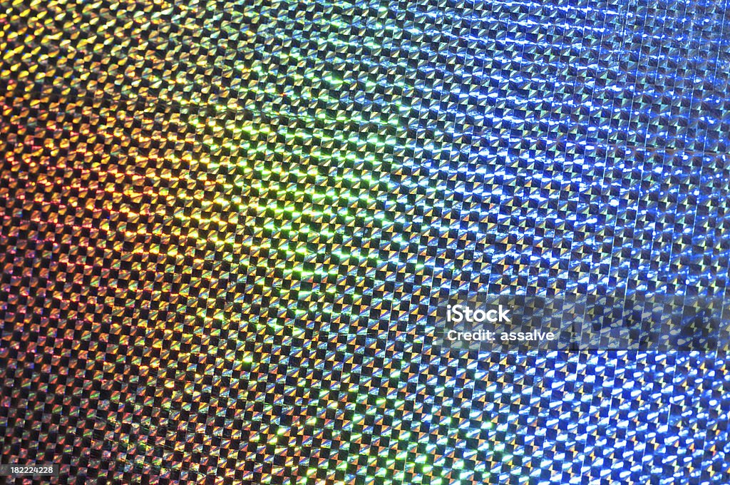 스펙트럼 컬러 성찰이요 금속 sufrace - 로열티 프리 무대 조명 스톡 사진