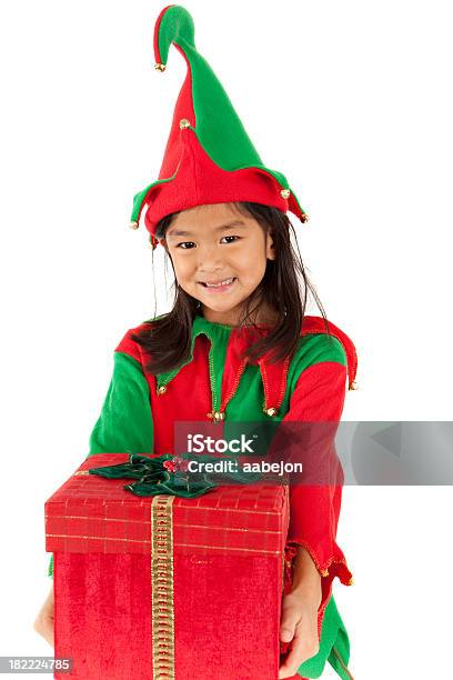 Photo libre de droit de Noël Elf Series banque d'images et plus d'images libres de droit de Elfe - Elfe, Objet ou sujet détouré, 6-7 ans