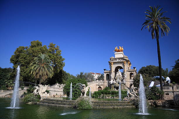 istock Ciutadella park waterfall fountain 182224794