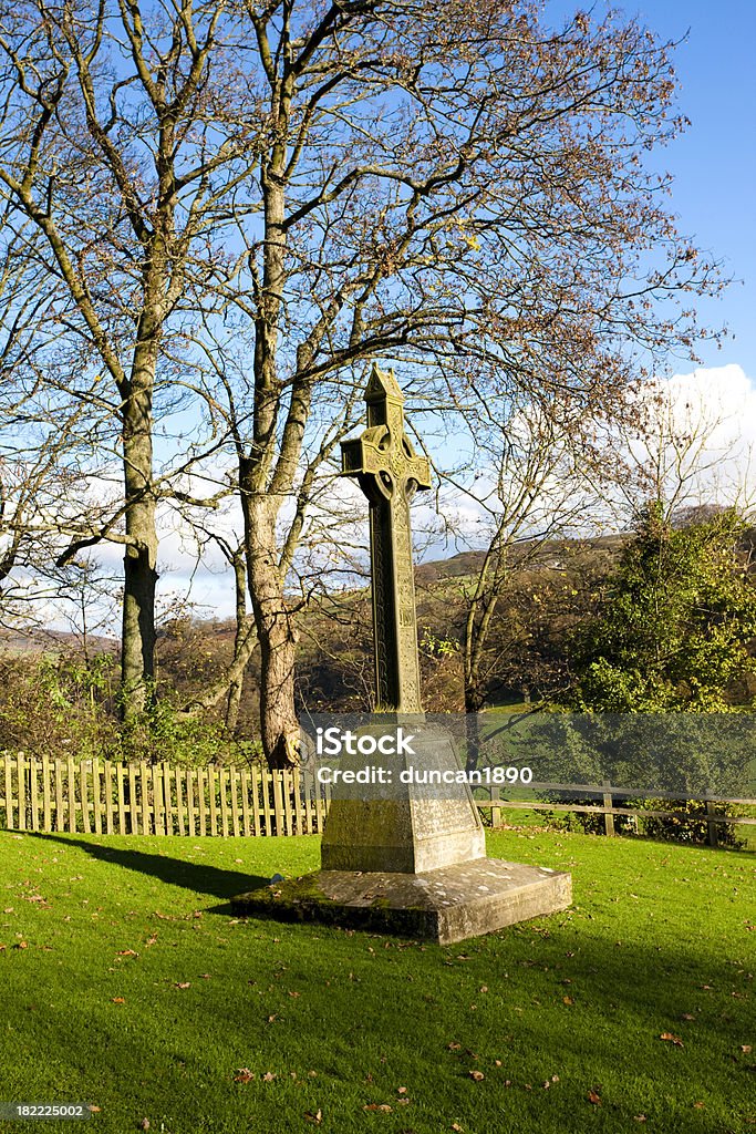 Croce celtica Monument - Foto stock royalty-free di A forma di croce