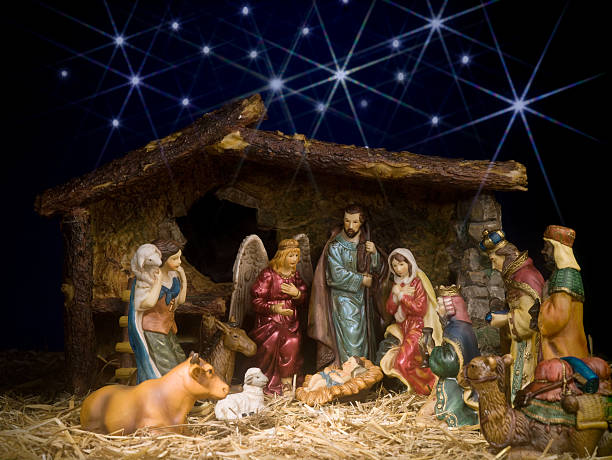 Christmas Nativity stock photo