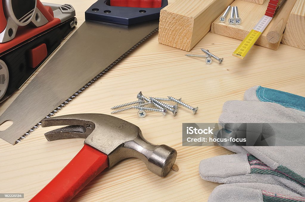 Do It Yourself "Hand tools and do it yourself concept,home improvementMORE IMAGES LIKE THIS:" Carpentry Stock Photo