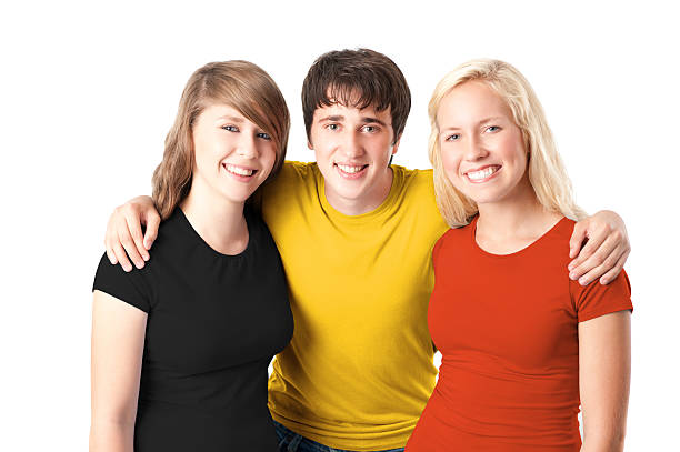 istock Friends forming a Belgium flag 182225233