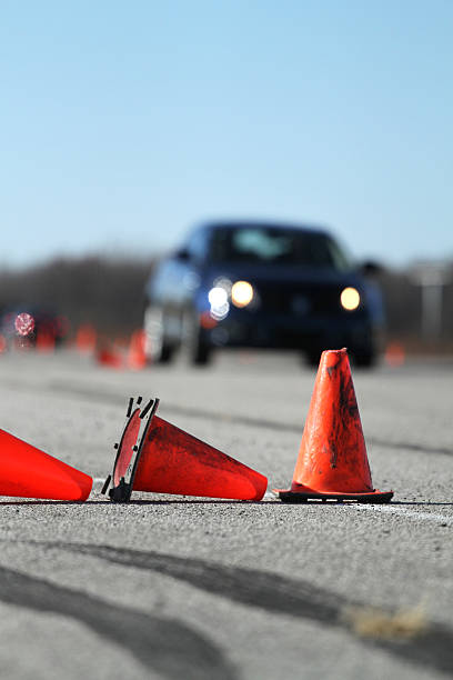 Driving Course stock photo