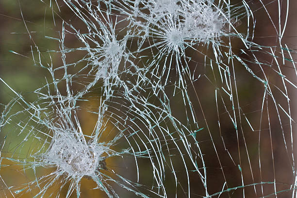 istock Bullet Holes in a Window 182225679