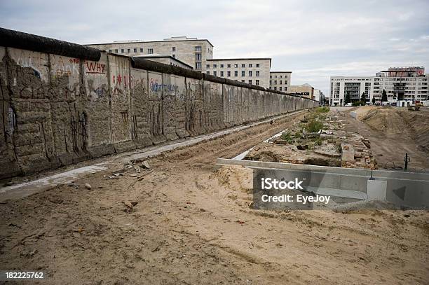 Berlin Wall And Nazi Excavation Site Stock Photo - Download Image Now - Berlin, Berlin Wall, Boundary
