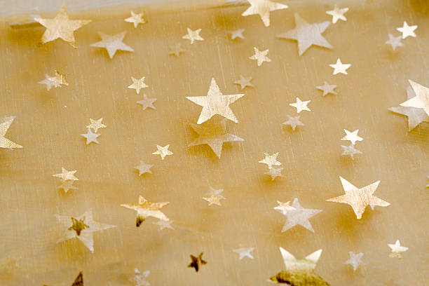 istock Golden stars background 182225826