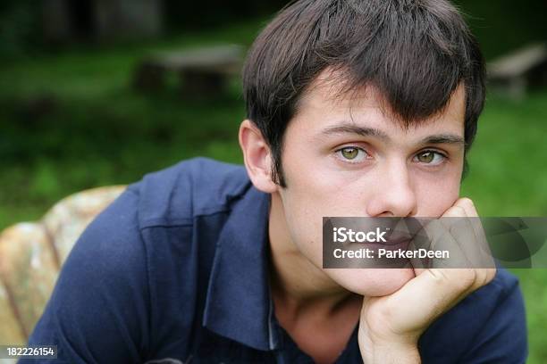 Cute Teenage Boy Looking At Camera Stock Photo - Download Image Now - 16-17 Years, Adolescence, Beautiful People