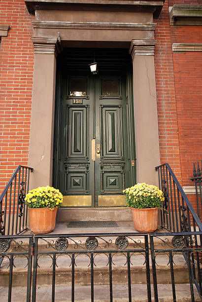 istock Green Entrance Door 182226393