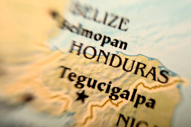 istock Map of Honduras 182226785