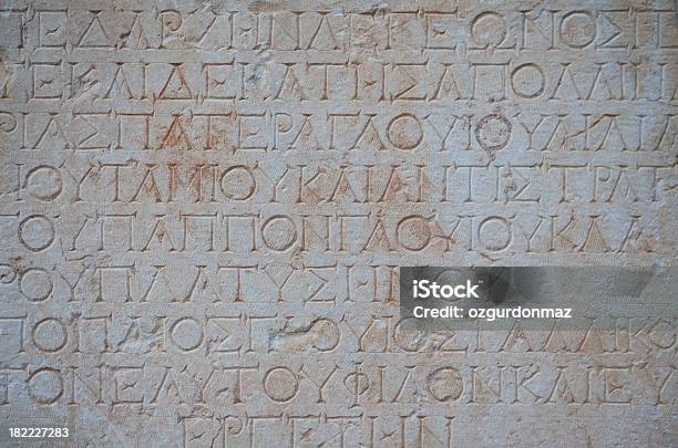 Alte Schrift Stockfoto und mehr Bilder von Alt - Alt, Altes Griechenland, Antike Kultur