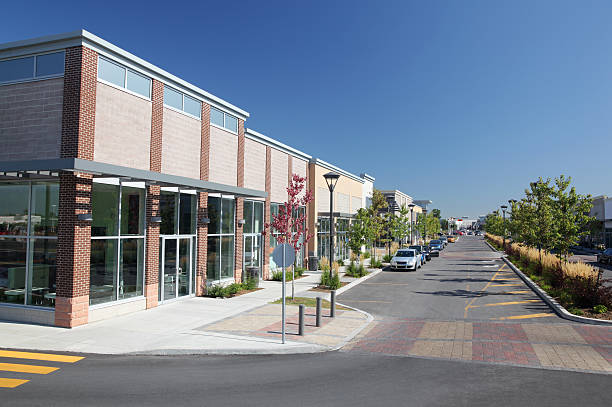 istock Modern Commercial Avenue 182228141