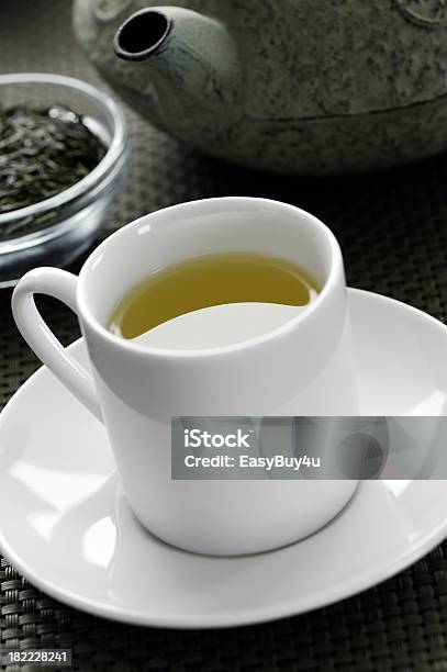Tè Verde - Fotografie stock e altre immagini di Alimenti secchi - Alimenti secchi, Bevanda analcolica, Bianco