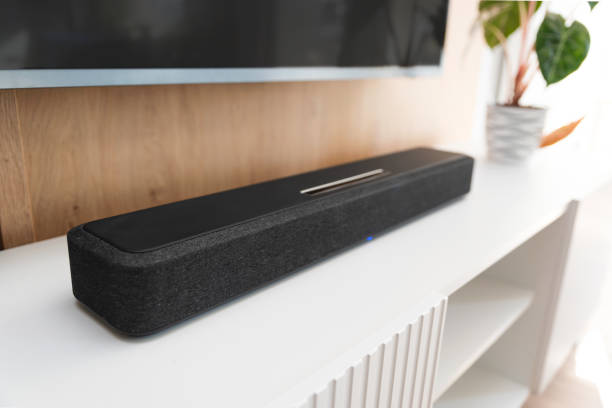 istock Soundbar in a modern home 1822284214