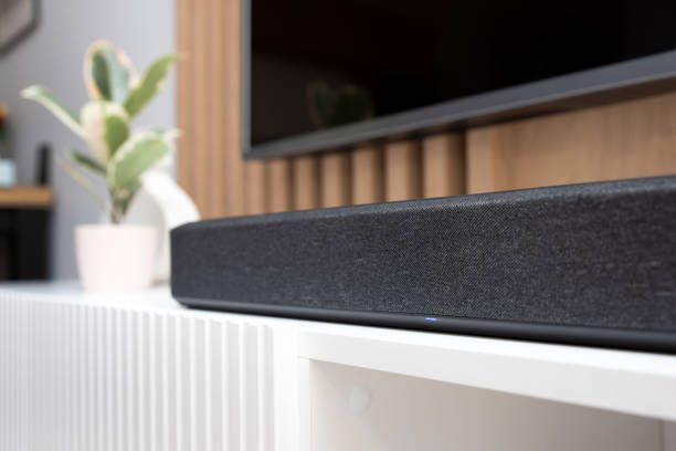 istock Soundbar in a modern home 1822284755